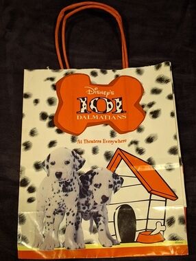 VINTAGE 1996 Disney 101 Dalmatians Kmart Gift Bag – Rare Promo Collectible